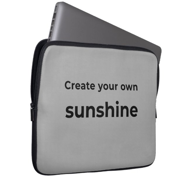 Neoprene Laptop Sleeve  (Front Right)