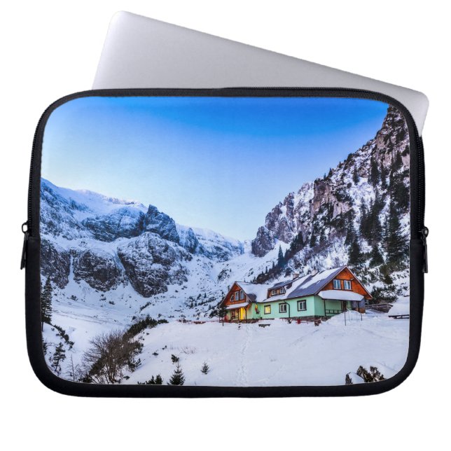 Neoprene Laptop Sleeve 10 inch Malaiesti Bucegi (Front)