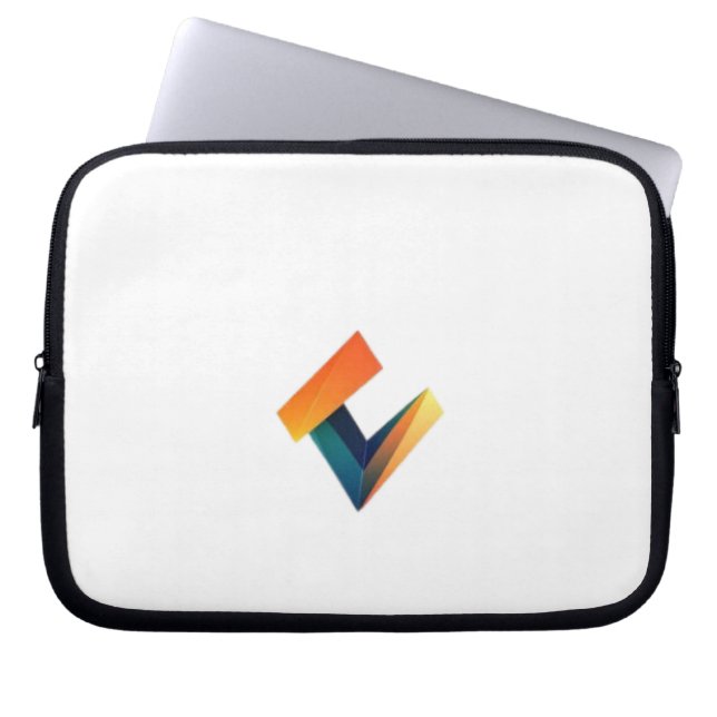  Neoprene Laptop Sleeve 10 logo designe. (Front)