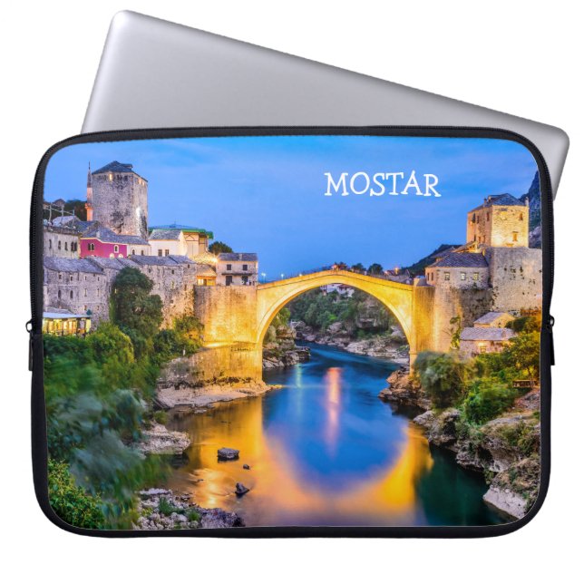 Neoprene Laptop Sleeve 15 inch Mostar (Front)