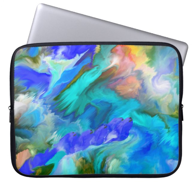 Neoprene Laptop Sleeve -ABSTRACT ART (Front)