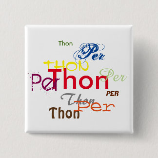 Neopronoun All Over 2 Inch Square Button