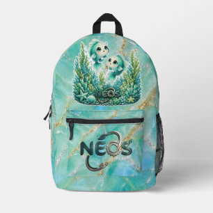 Neos Kawaii Zodiac Pisces Printed Backpack