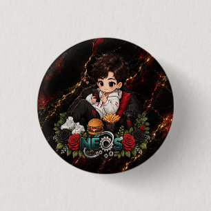 Neos Kawaii Zodiac Scorpio 1 Inch Round Button