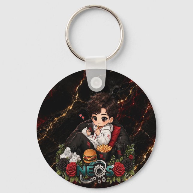 Neos Kawaii Zodiac Scorpio Keychain (Front)
