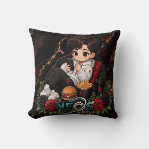 Neos Kawaii Zodiac Scorpio Throw Pillow