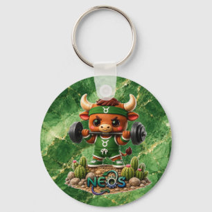 Neos Zodiac Kawaii Taurus Keychain