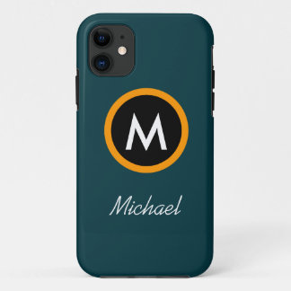 Neoteric Monogram Name template iPhone 11 Case