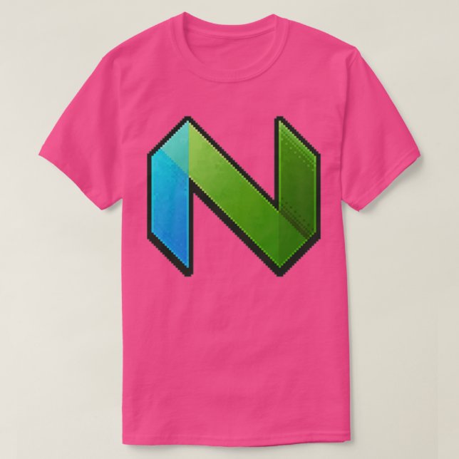 Neovim Pixel Art T-Shirt (Design Front)