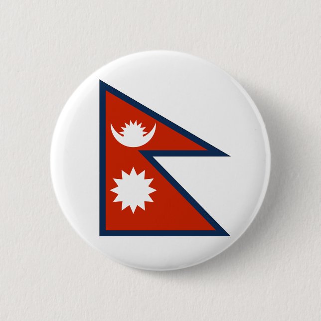 Nepal 2 Inch Round Button (Front)