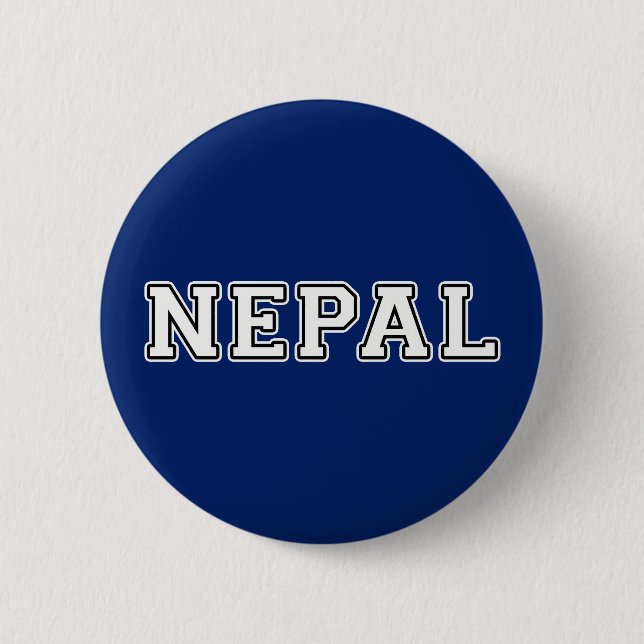 Nepal 2 Inch Round Button (Front)