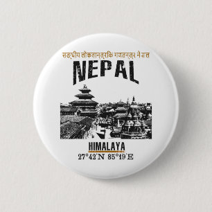 Nepal 2 Inch Round Button