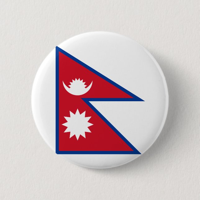 nepal 2 inch round button (Front)