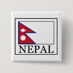 Nepal 2 Inch Square Button