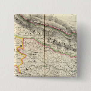 Nepal, Asia 83 2 Inch Square Button