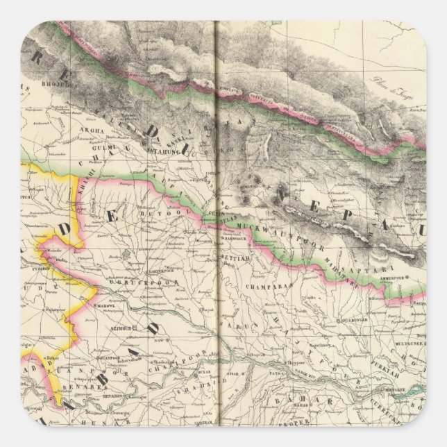Nepal, Asia 83 Square Sticker (Front)