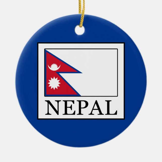 Nepal Ceramic Ornament (Front)
