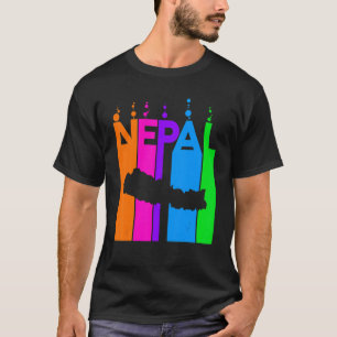 Nepal Colourful Bubbles T-Shirt