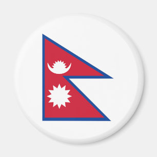 nepal country flag nation symbol magnet