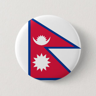 Nepal Flag 2 Inch Round Button