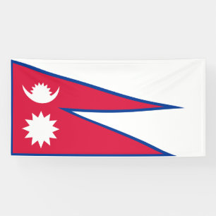 Nepal Flag Banner