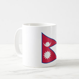 Nepal Flag Coffee Mug