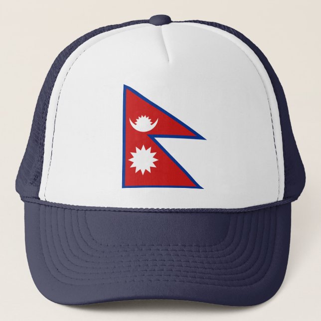 Nepal Flag Hat (Front)