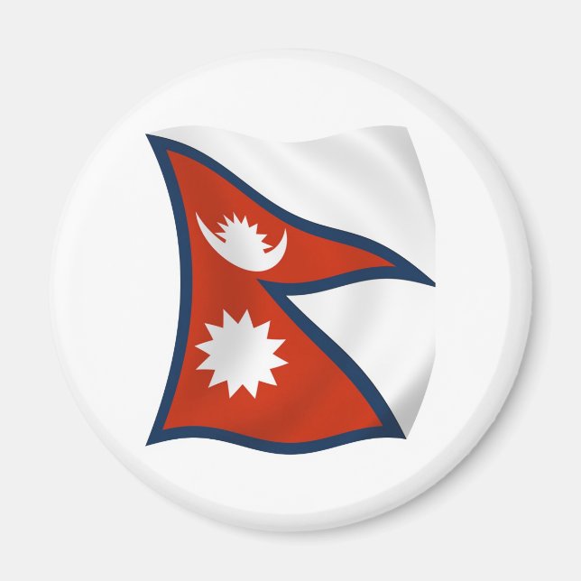 Nepal Flag Magnet (Front)