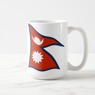 Nepal Flag Mug