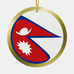 Nepal Flag Ornament