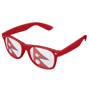 Nepal Flag Retro Sunglasses