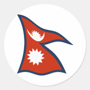 Nepal Flag Sticker
