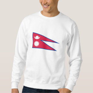 Nepal Flag Sweatshirt