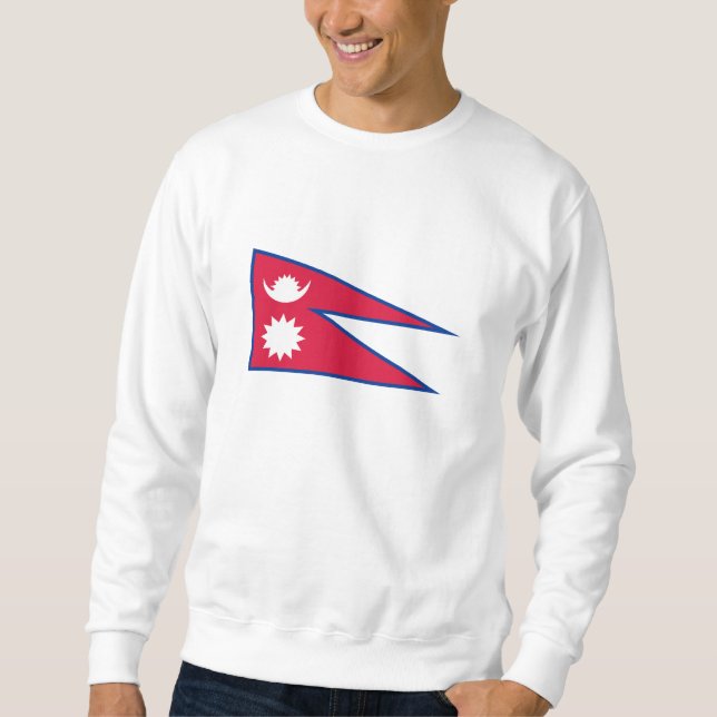 Nepal Flag Sweatshirt (Front)