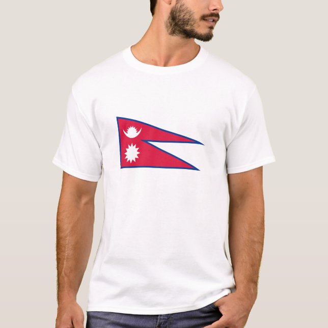 Nepal Flag T-Shirt (Front)