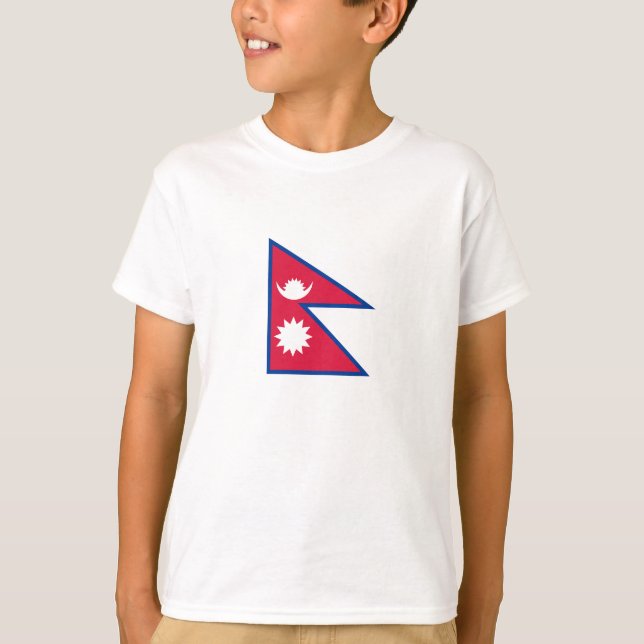 Nepal Flag T-Shirt (Front)