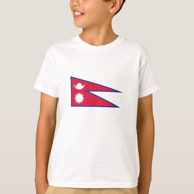 Nepal Flag T-Shirt (Front)