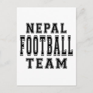Nepal Football Team Postcard
