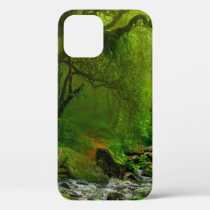 Nepal jungle with riverjungle,forest,ground,river, iPhone 12 case