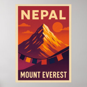 Nepal Mount Everest V05 Poster