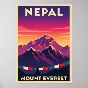 Nepal Mount Everest V06 Poster