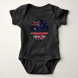 Nepal Nepalese Australian Australia Tree Roots Baby Bodysuit