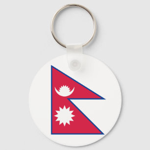 Nepal (Nepalese) Flag Keychain