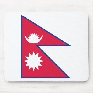 Nepal (Nepalese) Flag Mouse Pad