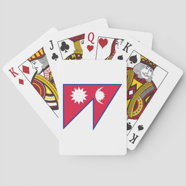 Nepal (Nepalese) Flag Playing Cards (Back)