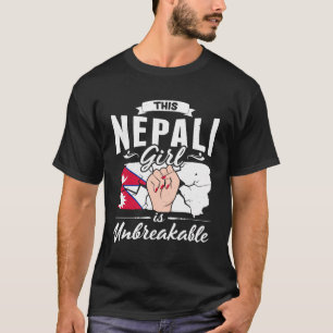 Nepal Nepali Roots Nepali Heritage Proud Nepalis F T-Shirt