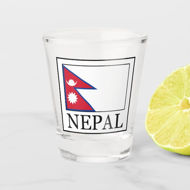 Nepal Shot Glass (Front)