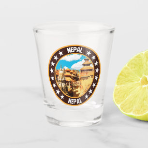 Nepal                                              shot glass