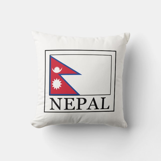 Nepal Throw Pillow (Front)