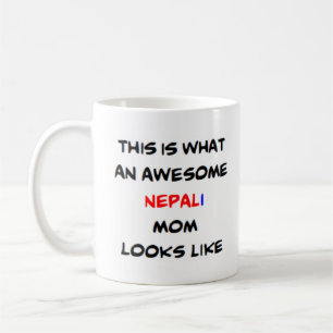 nepali mom, awesome coffee mug
